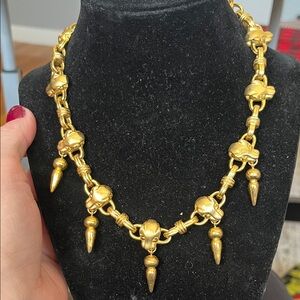 Anne Klein Gold Statement Necklace